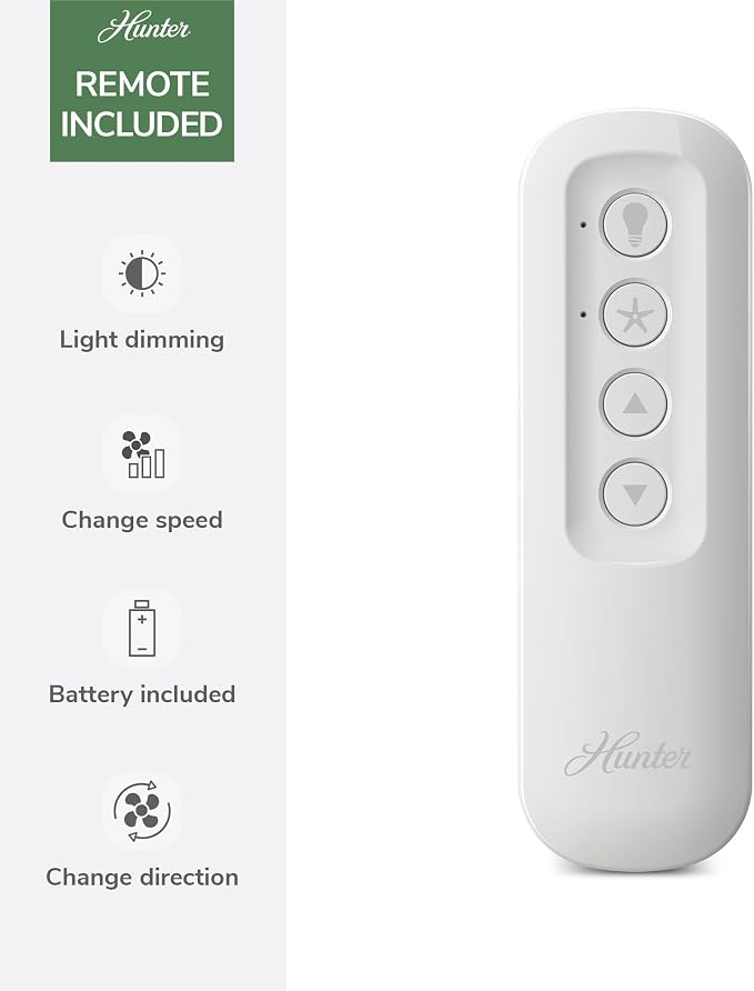 Brookside Indoor Fandelier with Light, Remote, 30-inch, Casual-Style, 3-Speed WhisperWind Motor, 52975, Ceiling Fans for
