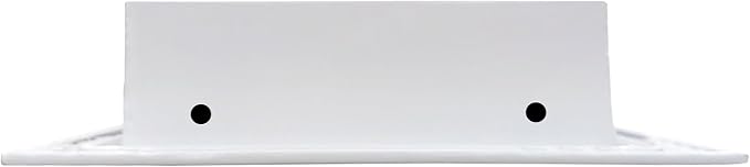 BUILDMART - 10x6 White Modern AC Vent Cover - Decorative Air Vent - Standard Linear Slot Diffuser - Register Grille for