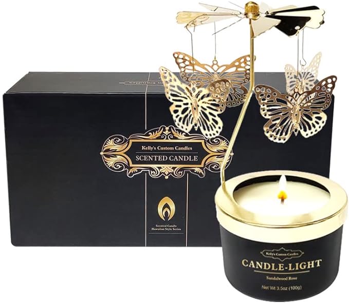 Butterfly Candle Birthday Gift for Mom,Girlfriend,Unique Easter Gifts for Sister, product image
