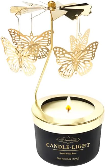 Butterfly Candle Birthday Gift for Mom,Girlfriend,Unique Easter Gifts for Sister, alternate product view 2