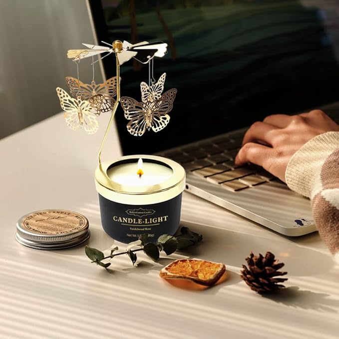 Butterfly Candle Birthday Gift for Mom,Girlfriend,Unique Easter Gifts for Sister, alternate product view 5