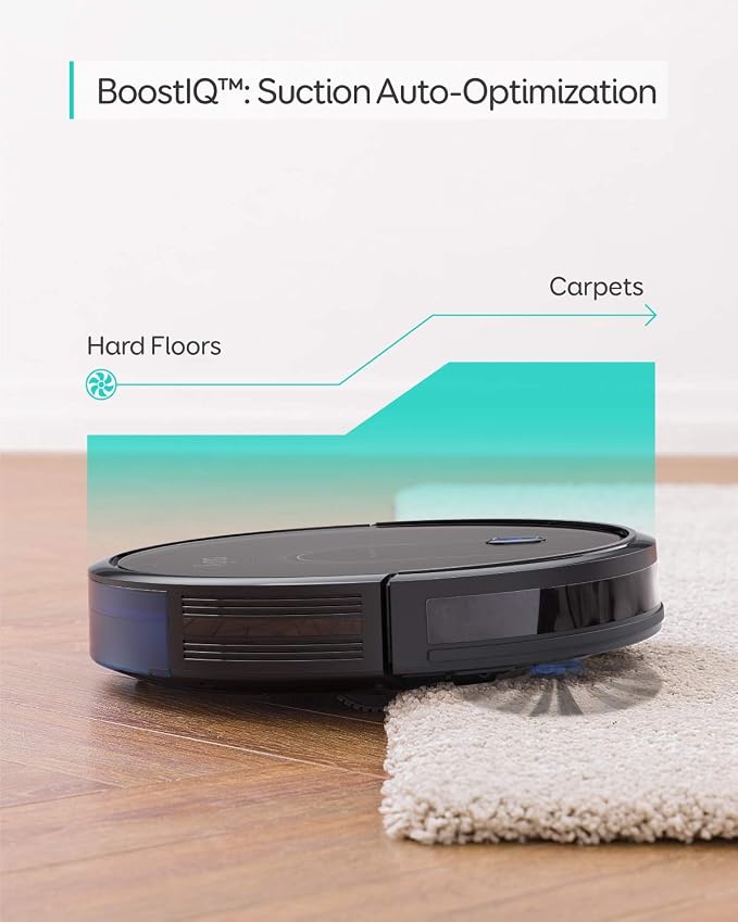 by Anker, BoostIQ RoboVac 11S Plus, Upgraded, Super-Thin, 1500Pa Strong Suction, Quiet, Self-Charging Robotic Vacuum Cleaner
