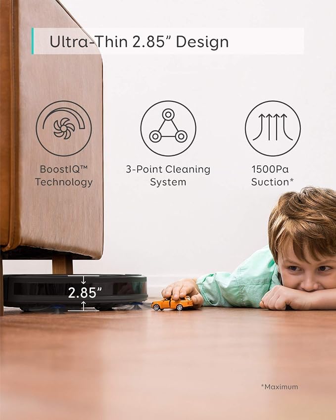 by Anker, BoostIQ RoboVac 12, Robot Vacuum Cleaner, Upgraded, Super-Thin, 1500Pa Strong Suction, Quiet, alternate product