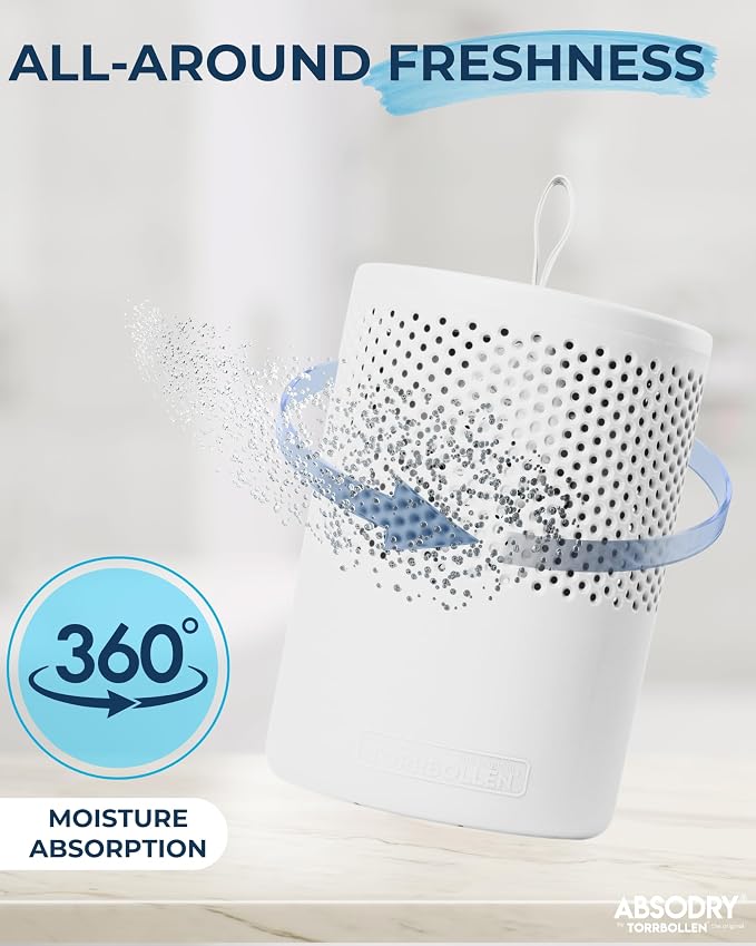by Torrbollen Moisture Absorber 1.3lb Bag — Dehumidifier for Bedroom, Electricity & Battery Free Dehumidifiers for Home, Air