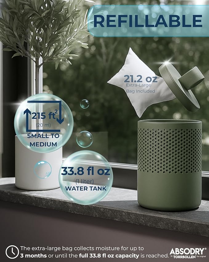 by Torrbollen Moisture Absorber 1.3lb Bag — Dehumidifier for Bedroom, Electricity & Battery Free Dehumidifiers, alternate