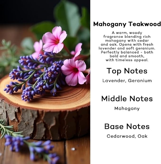 C Classy Car Air Freshener Hanging 2 Pack, Mahogany Teakwood Essential Oil Diffuser for Cars, alternate product view 4