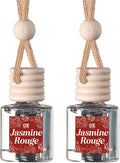C&E Craft Co Hanging Car Air Freshener Diffuser 2 Pack, Long Lasting Fragrance Oil Car Freshener, Glass Bottle Auto Air