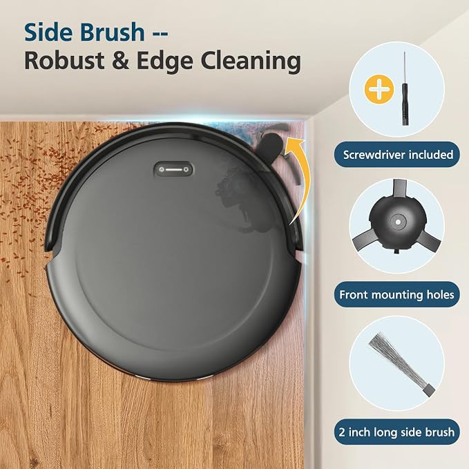 C10 Accessories for C10 Robot Vacuum, 22 Pack Replacement Parts Include: 2* Main Rolling Brush, 6* Washable Filter, 6*