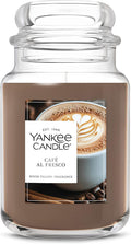 Café Al Fresco, Scented Candle, 22oz Large Jar with up to 150 Hour Burn Time, Giftable, product image