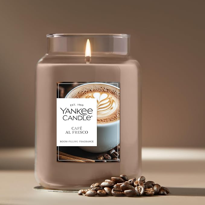 Café Al Fresco, Scented Candle, 22oz Large Jar with up to 150 Hour Burn Time, Giftable, alternate product view 4