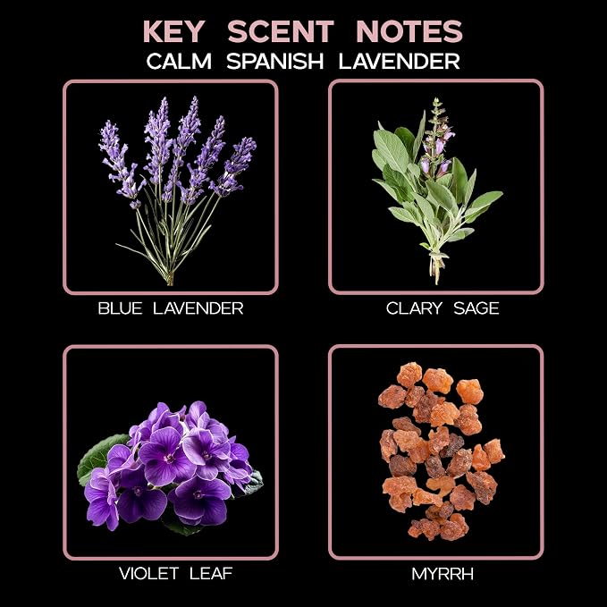 Calm Spanish Lavender Diffuser Oil - Luxury Essential Oils for Diffuser Refill & Air Freshener Room Spray, alternate product