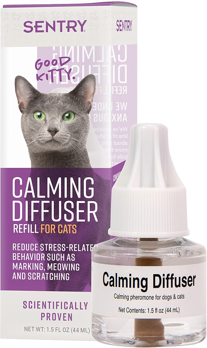 Calming Diffuser Refill for Cats, Reduces Stress and Bad Behavior, 30-Day Release, product image