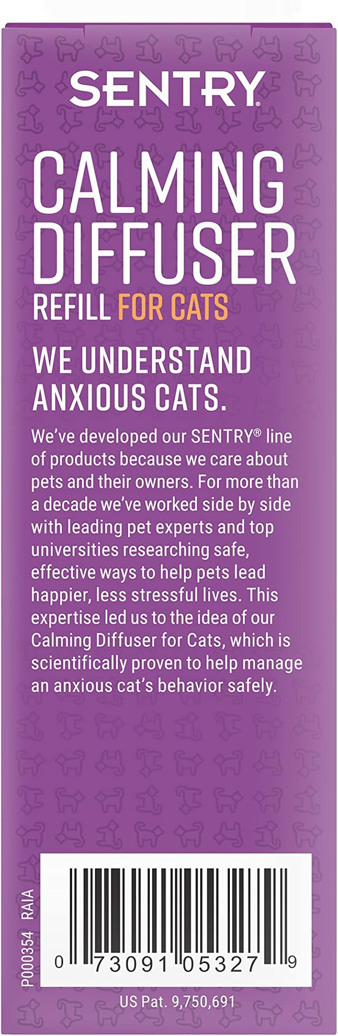 Calming Diffuser Refill for Cats, Reduces Stress and Bad Behavior, 30-Day Release, alternate product view 2