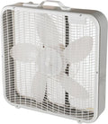 Camair Aerospeed 20-Inch 3-Speed Premium Box Fan with Energy Efficient Design and Carrying Handle, Light Gray, product image