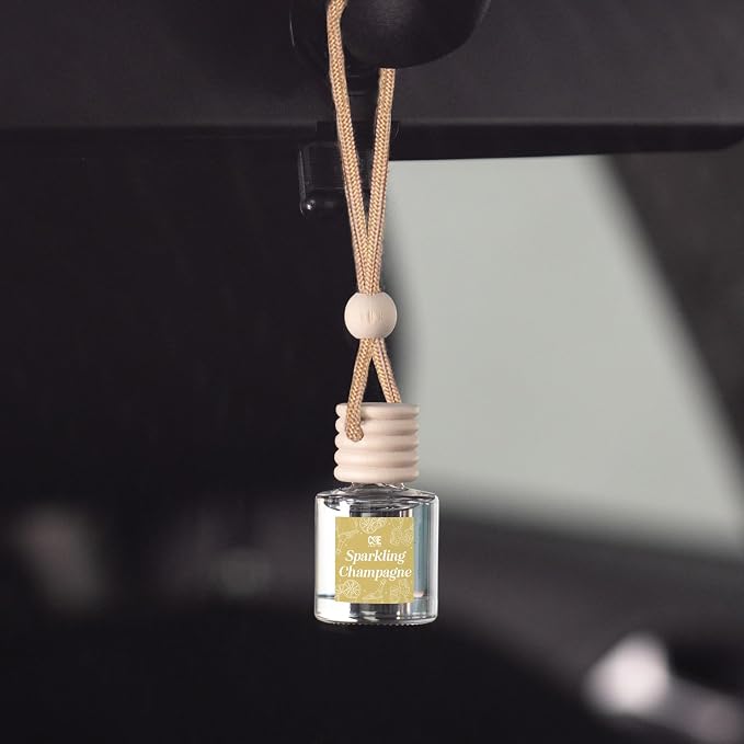 CANDECraftCo Car Air Hanging Fragrance Oil, Car Auto Freshener for Essential Oils, Scents Fragrance Aromatherapy Automobile