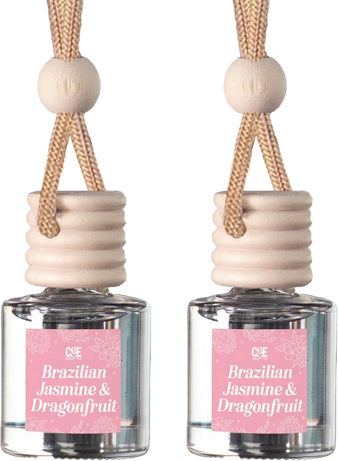 CANDECraftCo Car Air Hanging Fragrance Oil, Car Auto Freshener for Essential Oils, Scents Fragrance Aromatherapy Automobile