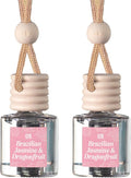 CANDECraftCo Car Air Hanging Fragrance Oil, Car Auto Freshener for Essential Oils, Scents Fragrance Aromatherapy Automobile