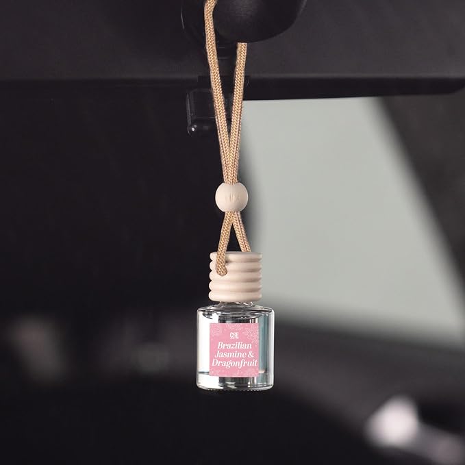 CANDECraftCo Car Air Hanging Fragrance Oil, Car Auto Freshener for Essential Oils, Scents Fragrance Aromatherapy Automobile