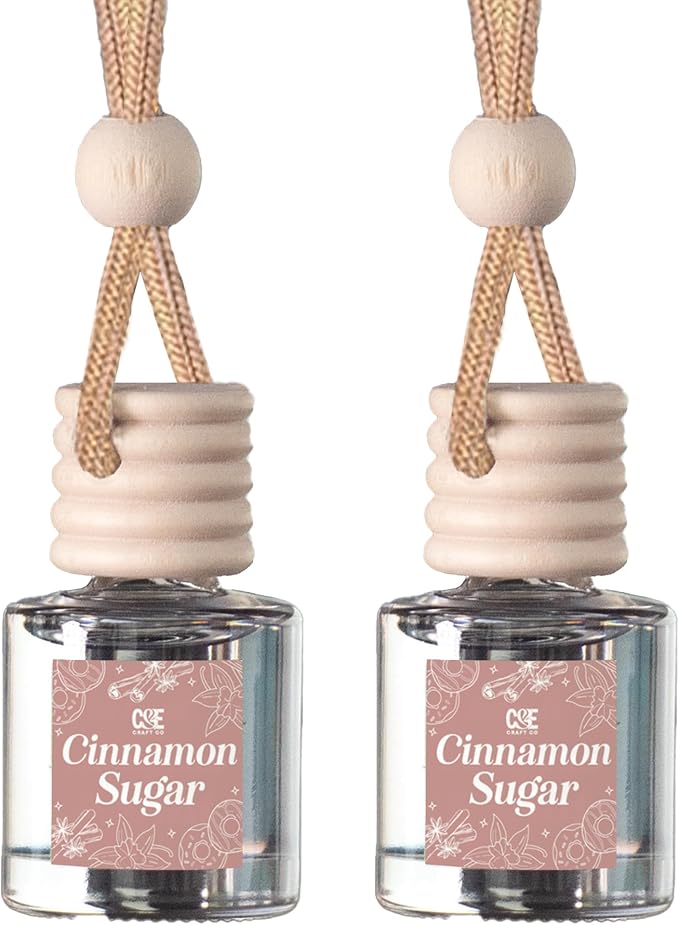 CANDECraftCo Car Air Hanging Fragrance Oil, Car Auto Freshener for Essential Oils, Scents Fragrance Aromatherapy Automobile