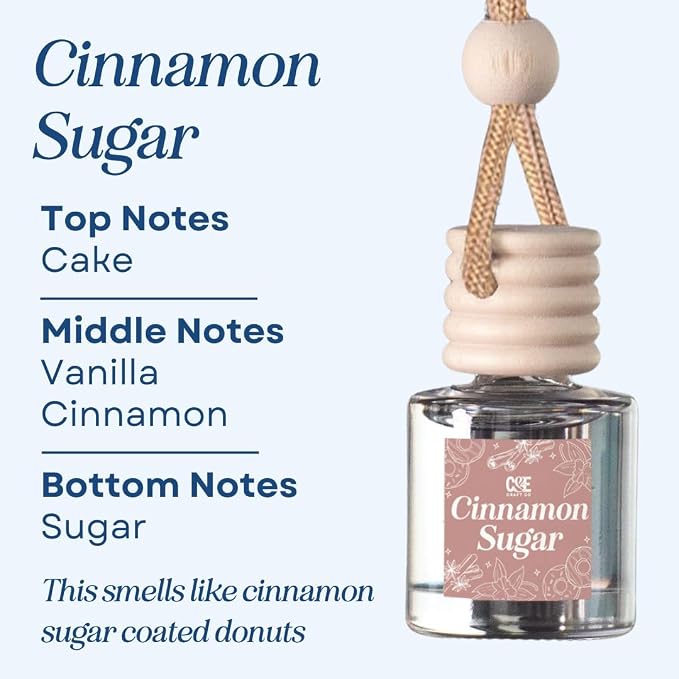 CANDECraftCo Car Air Hanging Fragrance Oil, Car Auto Freshener for Essential Oils, Scents Fragrance Aromatherapy Automobile