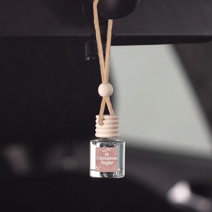 CANDECraftCo Car Air Hanging Fragrance Oil, Car Auto Freshener for Essential Oils, Scents Fragrance Aromatherapy Automobile