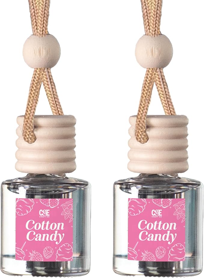 CANDECraftCo Car Air Hanging Fragrance Oil, Car Auto Freshener for Essential Oils, Scents Fragrance Aromatherapy Automobile