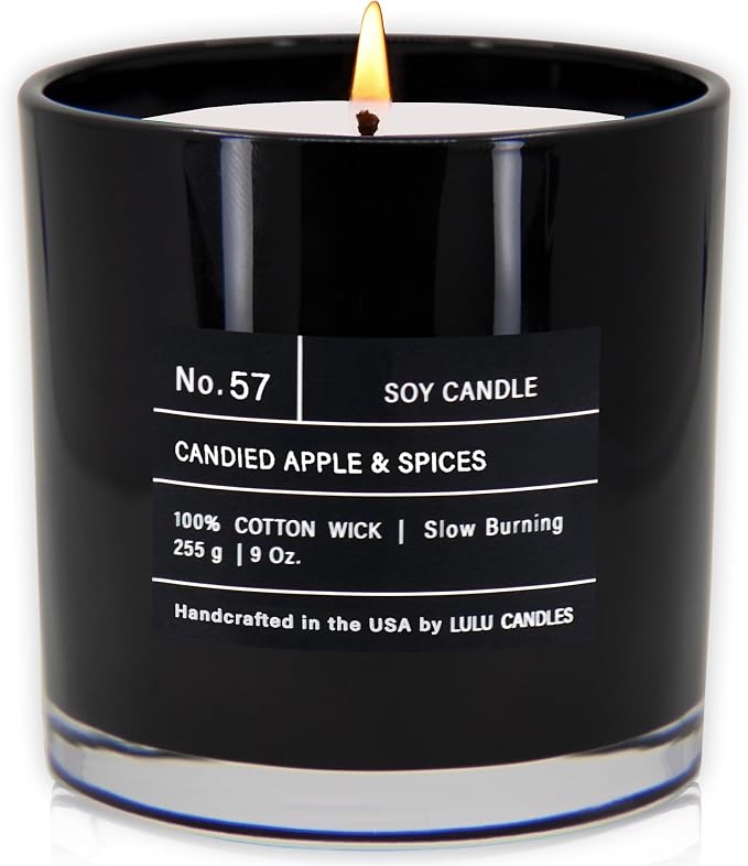 | Candied Apples & Spices | Smells Sweet & Fruity | Luxury Scented Soy Jar Candle | Hand Poured in The USA |, product image