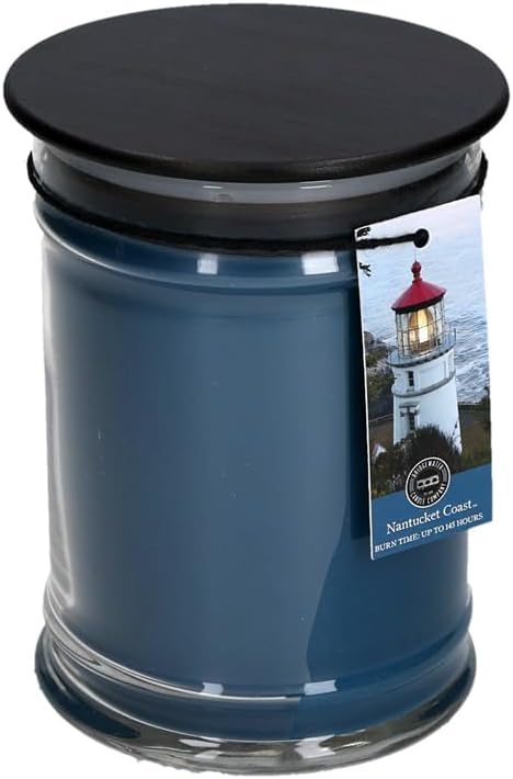 Candle 18oz Large Soy Wax Blend Fragranced Jar Candle-Nantucket Coast, product image