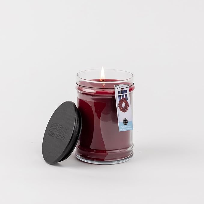 Candle 18oz Large Soy Wax Blend Fragranced Jar Candle-Welcome Home, alternate product view 3