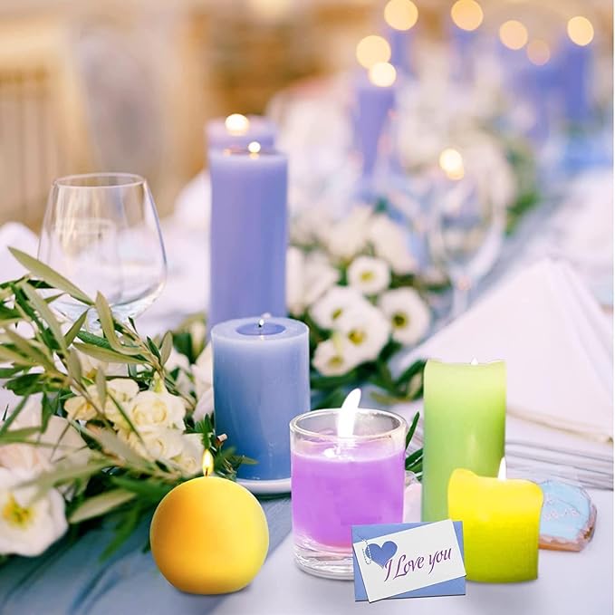 Candle Making Kit,Candle Making Supplies Include 2.12lb Soy Wax for Candle Making,Candle Wax Dyes,Candle Wicks Stickers and