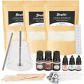 Candle Making Kit for Beginners, Soy Wax Candle Making Supplies with Natural Soy Wax, Essential Oils, Candle Dye & Candle