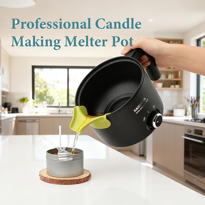 Candle Making Kit,Soy Wax for Candle Making,DIY Candle Making Supplies,Including 5lbs Natural Soy Wax Flakes,Wax
