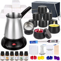 Candle Making Kit with Wax Melter, DIY Soy Candles Making Supplies for Adults and Beginners, Complete Jar Candle Kit for