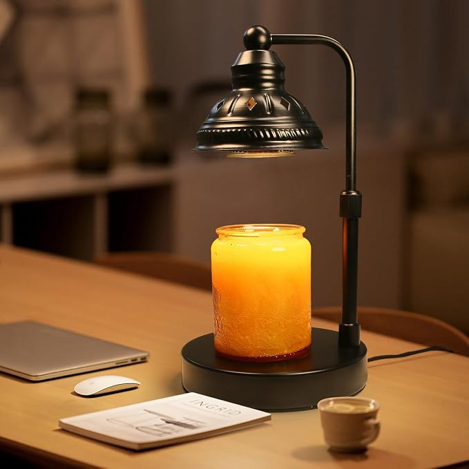 Candle Warmer, Candle Warmer Lamp with Timer, Candle Lamp with USB Charger, Gift for Mothers Day Valentines Day, alternate