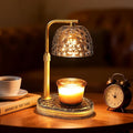 Candle Warmer Lamp Adjustable Height, Flameless 4-Level Dimmable Wax Melt Warmer for Jar Candles with 2 Bulbs, House Warming