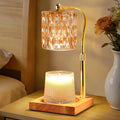 Candle Warmer Lamp Adjustable Height with Timer Dimmer, Dimmable Glass Wax Melt Warmer Light for Scented Jar, Present for