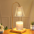 Candle Warmer Lamp, Candle Lamp Warmer with Timer,Wax Melt Warmer,Crystal Candle Heater Lamp for Scented Wax, Elegant Home
