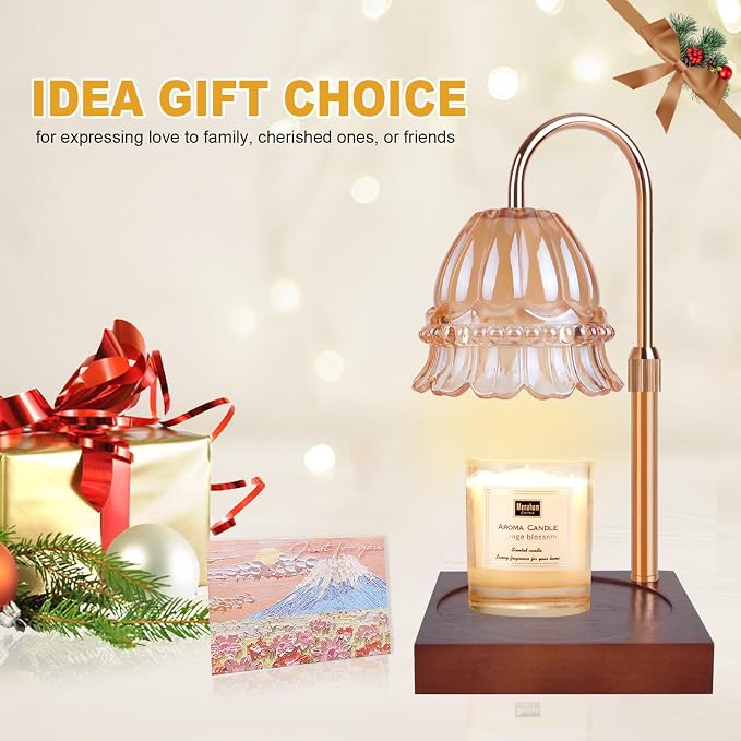 Candle Warmer Lamp, Candle Warmer Lamp Adjustable Height, Candle Warmer Light with Timer & Dimmer, alternate product view 7