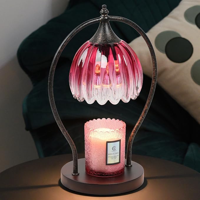 Candle Warmer Lamp, Dimmable Candle Warmer with Timer, Vintage Candle Wax Warmer for Jar Candles House Warming Gifts New