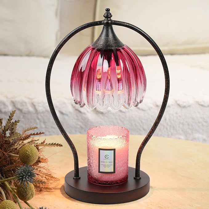 Candle Warmer Lamp, Dimmable Candle Warmer with Timer, Vintage Candle Wax Warmer for Jar Candles House Warming Gifts New