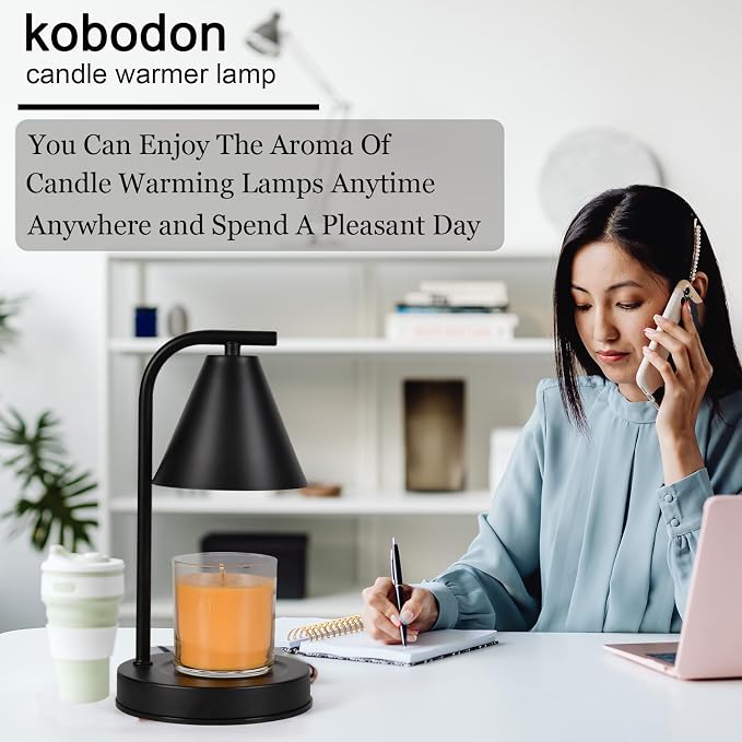 Candle Warmer Lamp, Electric Candle Lamp Warmer Gifts for Mom Women House Warming Gifts New Home Bedroom Decor Dimmable Wax