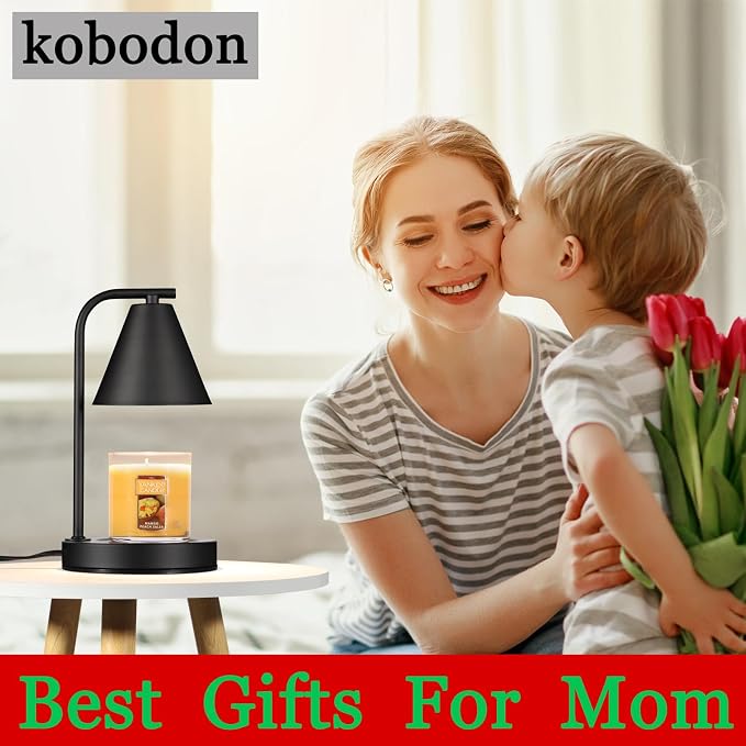 Candle Warmer Lamp, Electric Candle Lamp Warmer Gifts for Mom Women House Warming Gifts New Home Bedroom Decor Dimmable Wax