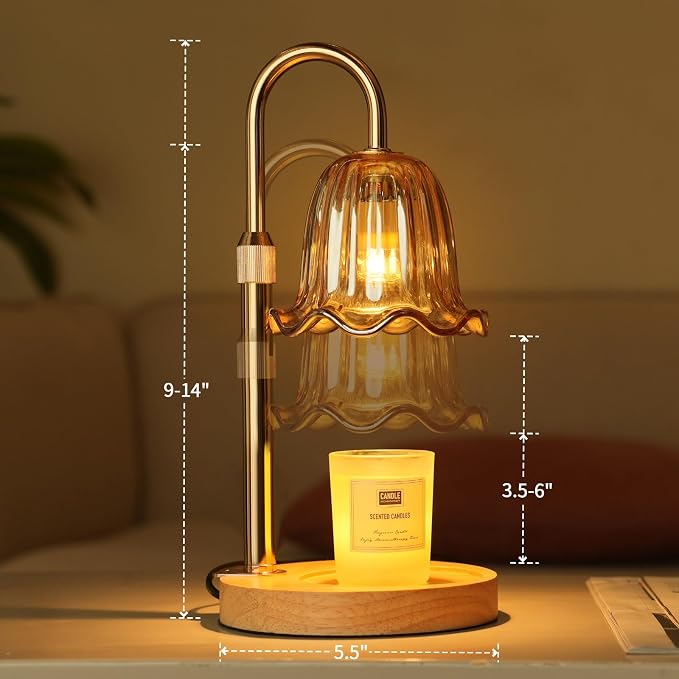 Candle Warmer Lamp, Electric Candle Lamp with Timer, Mothers Day Birthday Gift, Home Gifts, alternate product view 5