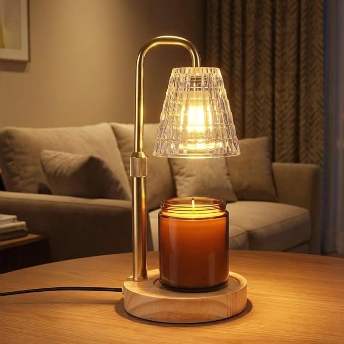 Candle Warmer Lamp Electric Timer,Candles Candle Wax Warmer for Jar Candles,Adjustable Candle lamp Birthday, product image