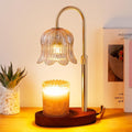 Candle Warmer Lamp Electric Timer - Vintage Heater Candles Warming Height Adjustable Dimmable Warmers Flower Lamps No Flame