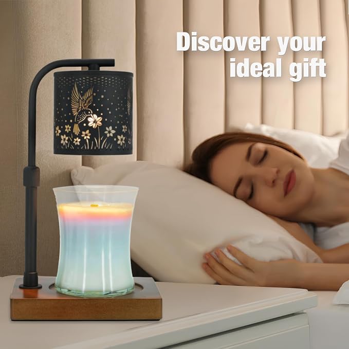 Candle Warmer Lamp Timer - Birthday Gifts for Women Mom, House Warming Gifts New Home Decor, Modern Farmhouse Decor