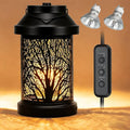 Candle Warmer Lamp - Vintage Candle Warmer Lantern with Timer & Dimming Function, Electric Candle Lamp Warmer Home Bedroom