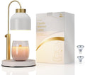 Candle Warmer Lamp, with 2 Bulbs, Timer & Dimmer, Compatible with Large Yankee Candle Jars,3 Wick Candles