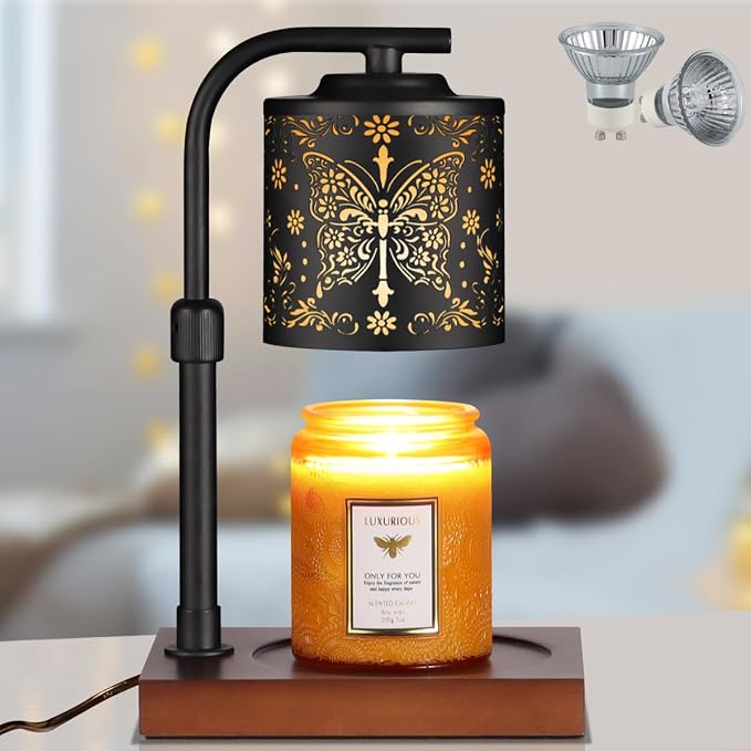Candle Warmer Lamp with Adjustable Height Dimmable for New Home Decor Electric Candle Warmer for Jar Candles Birthday Gifts