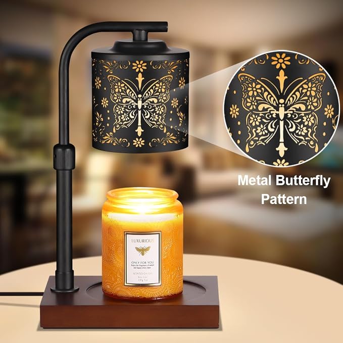 Candle Warmer Lamp with Adjustable Height Dimmable for New Home Decor Electric Candle Warmer for Jar Candles Birthday Gifts